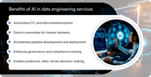 Benefits of AI in data engineering services