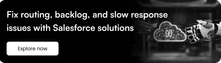 Fix routing, backlog, and slow response issues with Salesforce solutions