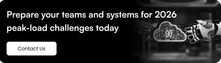 Prepare your teams and systems for 2026 peak-load challenges today