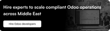 Hire experts to scale compliant Odoo operations across Middle East
